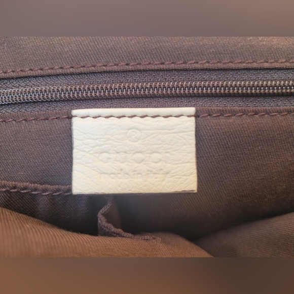 GUCCI Beige Web Tote Bag - Picture 10 of 16